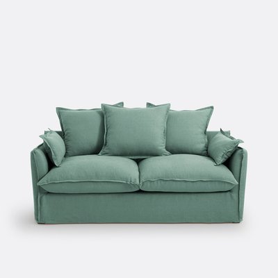 Divano letto 14 cm, lino stropicciato, Odna LA REDOUTE INTERIEURS