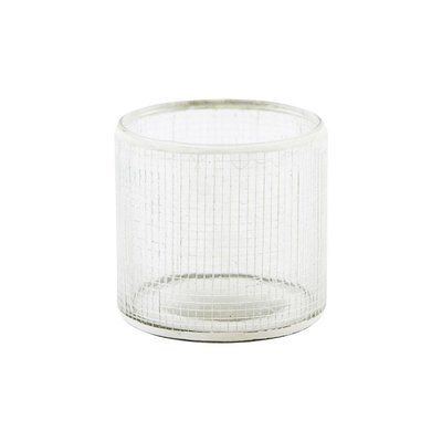 Photophore verre motif  Check HOUSE DOCTOR