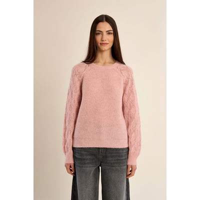 Pull col rond manches ajourées MOLLY BRACKEN