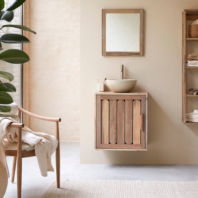 Meuble de salle de bain en acacia massif 60 cm LILA TIKAMOON