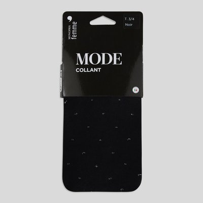 Paire de collant fantaisie plumetis MONOPRIX MONOPRIX