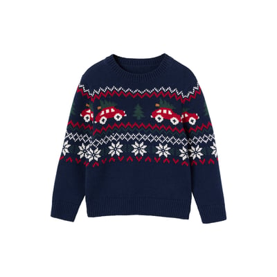 Pull jacquard manches longues VERTBAUDET