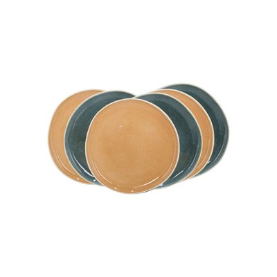 Lot de 6 petites assiettes à dessert, CORALIA ARTIME