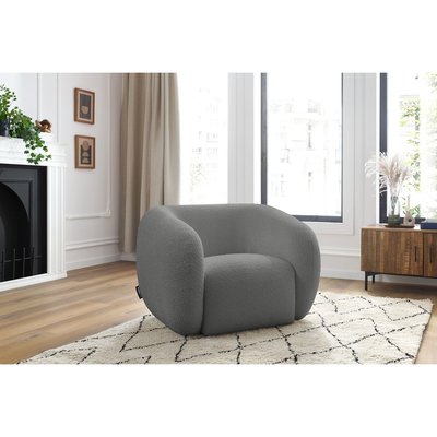 Fauteuil tissu bouclette, CELINE BOBOCHIC