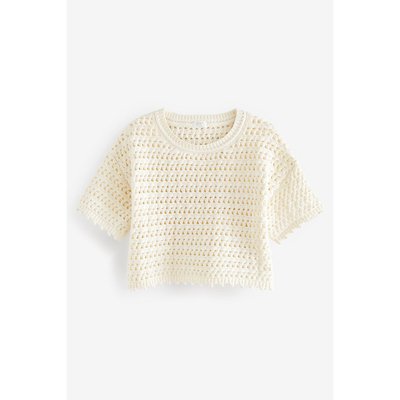 Haut en maille crochet coupe classique NEXT
