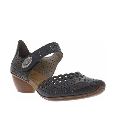 Escarpins cuir talon bottier RIEKER