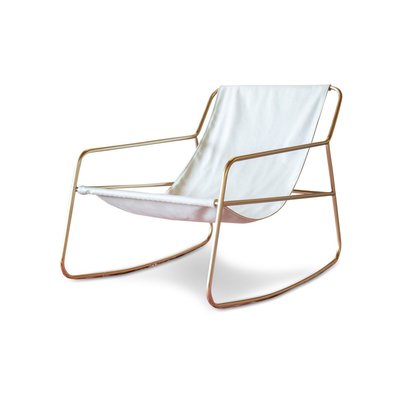 Fauteuil à bascule en toile LUND PRODUIT INTERIEUR BRUT