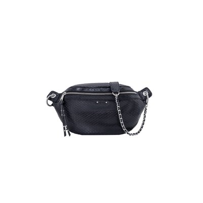 Sac banane 1440 cuir embossé effet python IKKS