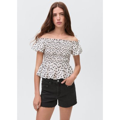 Short en jean clouté MANGO TEEN