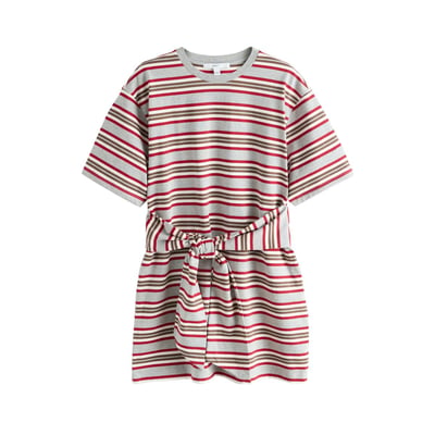 Robe t-shirt jersey coton taille nouée NEXT