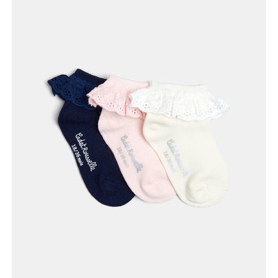 Lot De 3 Paires De Socquettes Asokete Volantées CADET ROUSSELLE