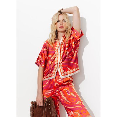 Chemise imprimée en satin PROMOD