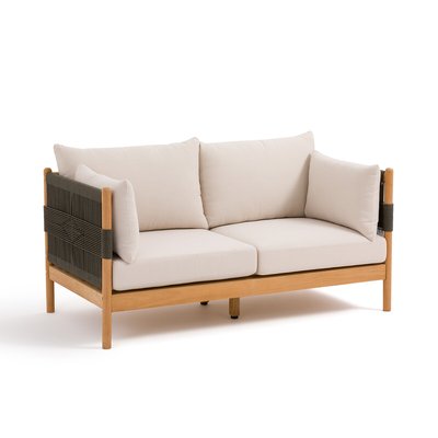 Gartensofa Odette, Teak und Schnur LA REDOUTE INTERIEURS