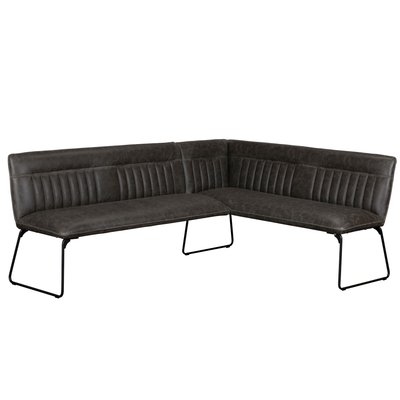 Banquette d'angle grise (côté gauche) OKA PIER IMPORT
