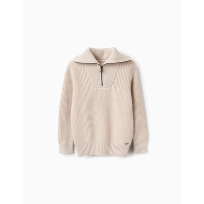 Pull en Maille avec Col Zippé Brothers & Sisters ZIPPY