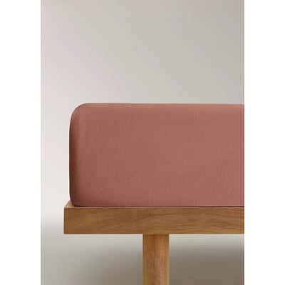 Drap-housse coton lavé lit 180 MANGO HOME