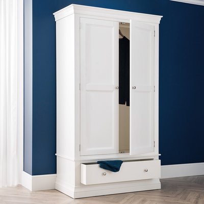 Clarrés French Vintage 2 Door Wardrobe with Drawer SO'HOME