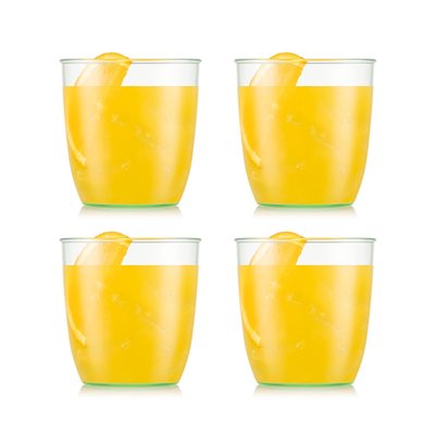 Bodum 0.35 L Transparent KVADRANT Set 4 gobelets plastique BODUM
