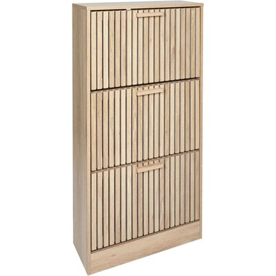 Meuble à chaussures 3 portes en bois Klaus CMP