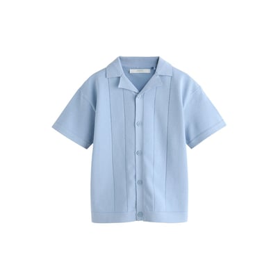 Polo avec revers de col en maille NEXT