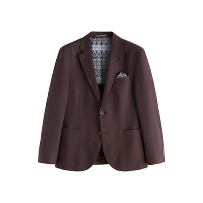 Blazer texturé en mélange de lin NEXT