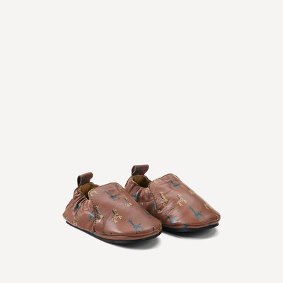 Chaussons souples en cuir LA REDOUTE COLLECTIONS
