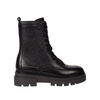 Boots à  lacets en cuir TOMMY HILFIGER
