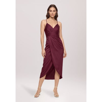 Robe de soirée à fronce VERA MONT