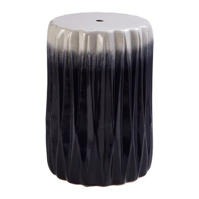 Blue and White Azul Ceramic Table/Stool SO'HOME