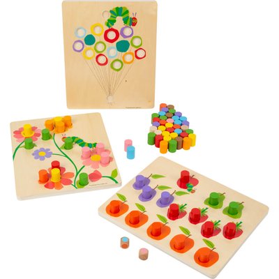 Jeu de couleurs La chenille qui fait des trous SMALL FOOT COMPANY