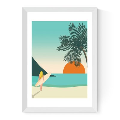 Surfs Up by Keeler & Sidaway Print EAST END PRINTS