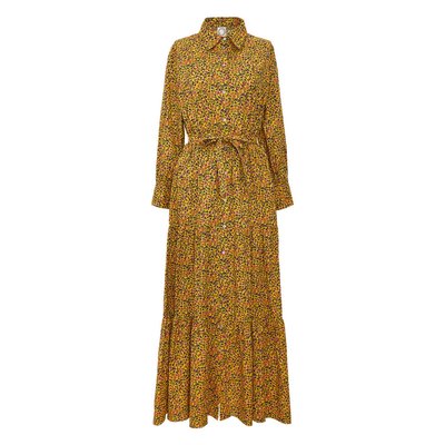 Robe L?�na jaune ?� fleurs INES DE LA FRESSANGE PARIS