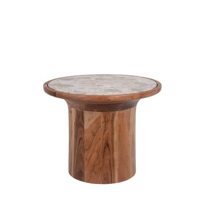 Table d'appoint ronde en bois ø45cm - Tubo LEITMOTIV