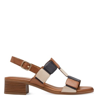 Sandale à talon en cuir TAMARIS