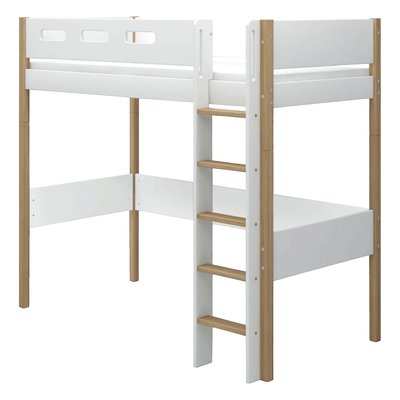Lit mezzanine effet bois FLEXA