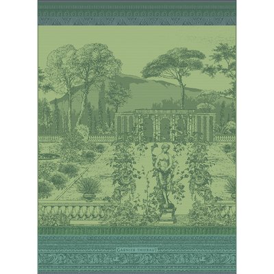 Torchon pur coton JARDIN SPIRITUEL GARNIER-THIEBAUT