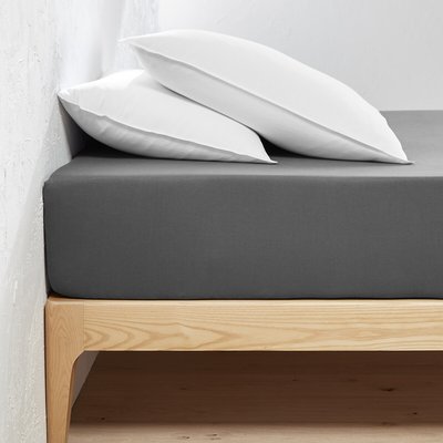 Drap-housse jersey 30% coton recyclé bonnet 25 cm LA REDOUTE INTERIEURS