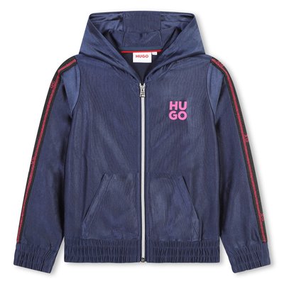 Sweat-shirt brillant zippé HUGO KIDSWEAR