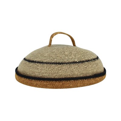 Panier avec cloche en jonc de mer, DUNE NOW'S HOME