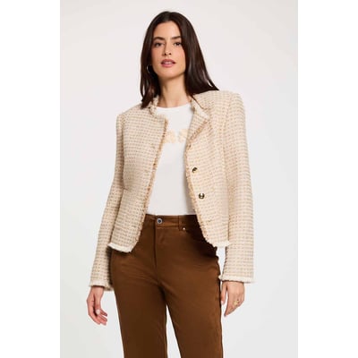 Veste tweed cropped MORGAN
