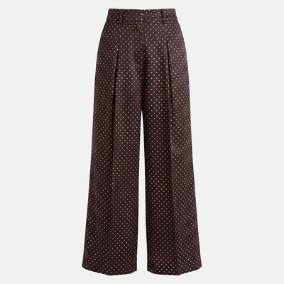Pantalon large à pois en satin LA REDOUTE COLLECTIONS