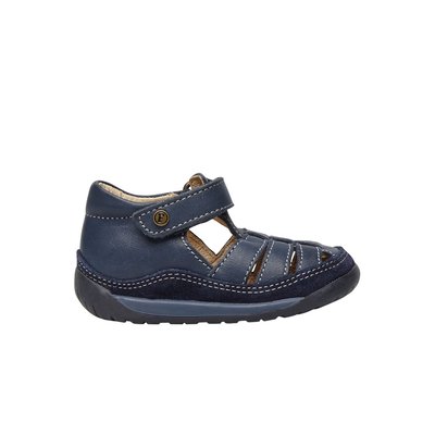 Sandales semi-ouvertes en cuir et suède LAGUNA VL NEW FALCOTTO