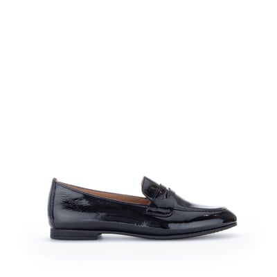 Mocassins en cuir à talon décroché GABOR