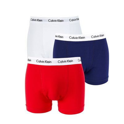 Pack of 3 Hipsters in Stretch Cotton CALVIN KLEIN UNDERWEAR