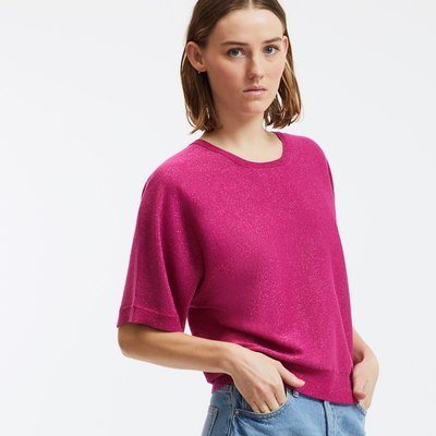 Jersey de cuello redondo de punto fino irisado LA REDOUTE COLLECTIONS