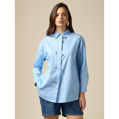Chemise oversize avec pierreries OLTRE