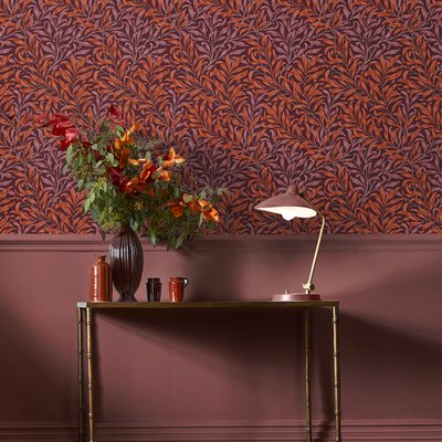 Papier peint Feuillage de sauge de plein été WILLIAM MORRIS AT HOME