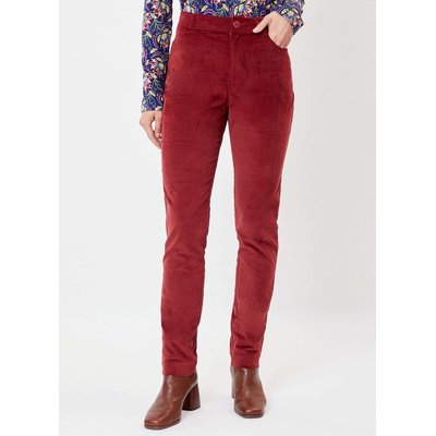 Pantalon droit velours imprimé stretch GILS LA FIANCÉE