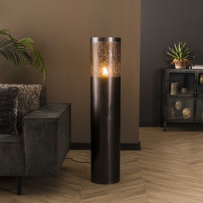 Lampadaire noir effet étoilé 120 cm RALF PIER IMPORT