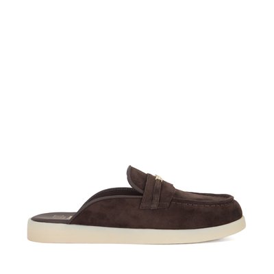 Mocassins décontractés en daim avec mors et arrière ouvert - GRACIOUS DUNE LONDON